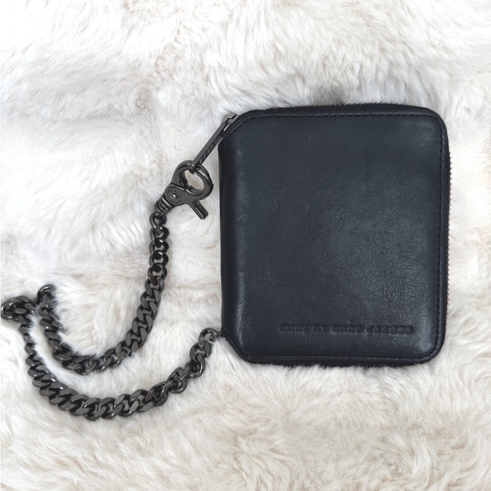 Marc By Marc Jacobs Black Leather Wallet